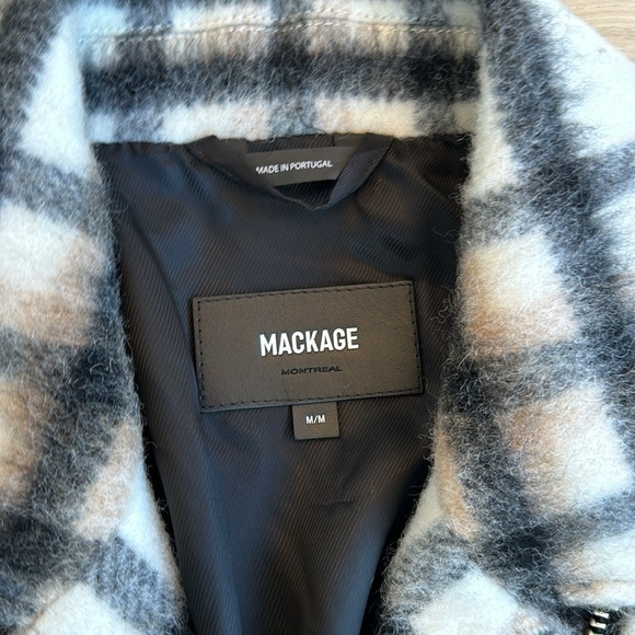 Mackage Gracie Wool-mohair Belted Biker Jacket For Ladies medium - Picture 6 of 9